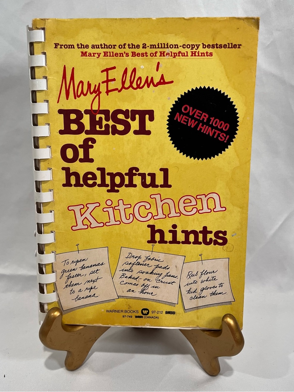1980 Mary Ellen’s Best of Helpful Kitchen Hints Vintage Book